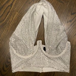 AKIRA Rhinestone top Size Small